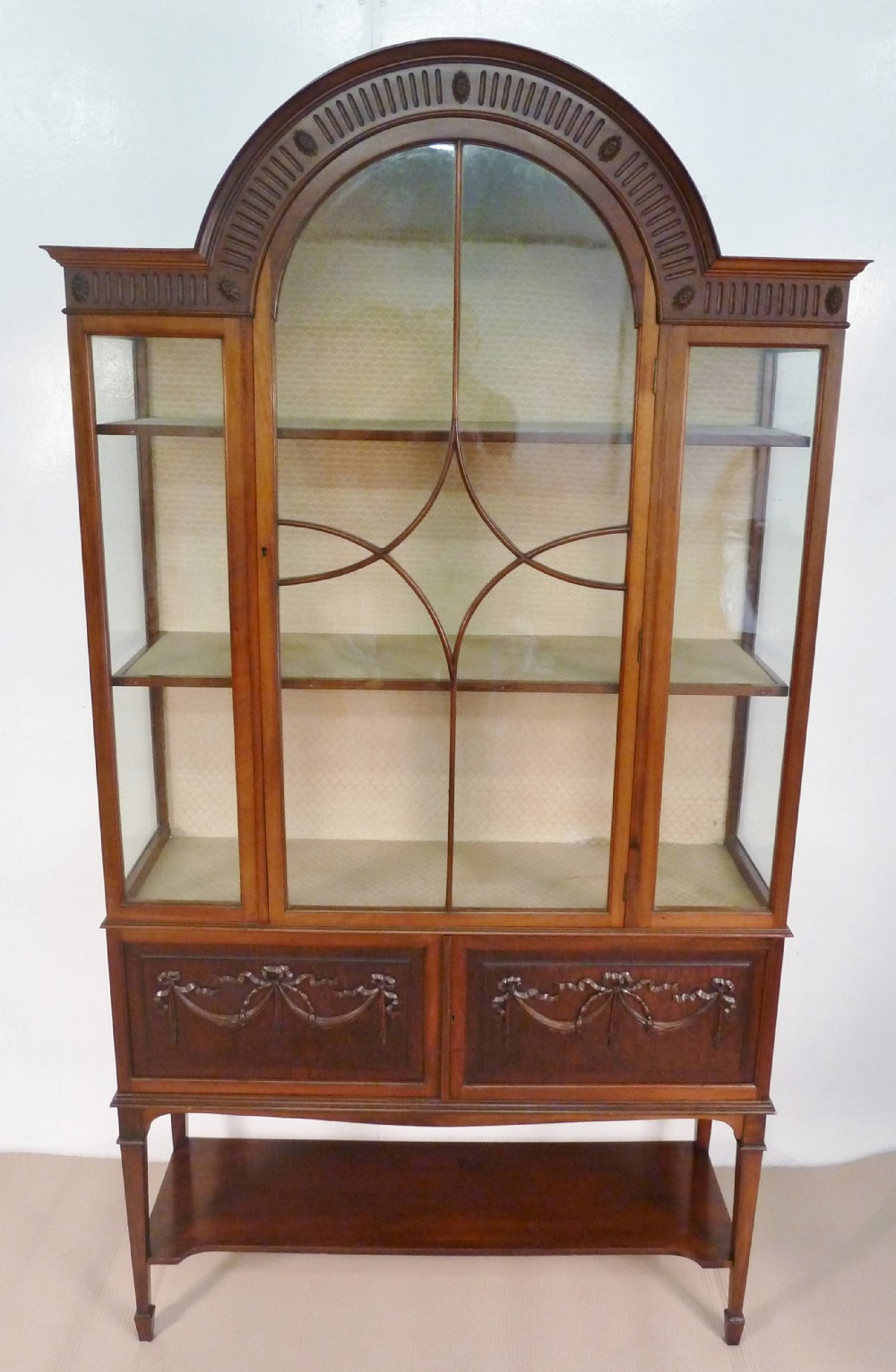 mahogany display cabinet by druce and co