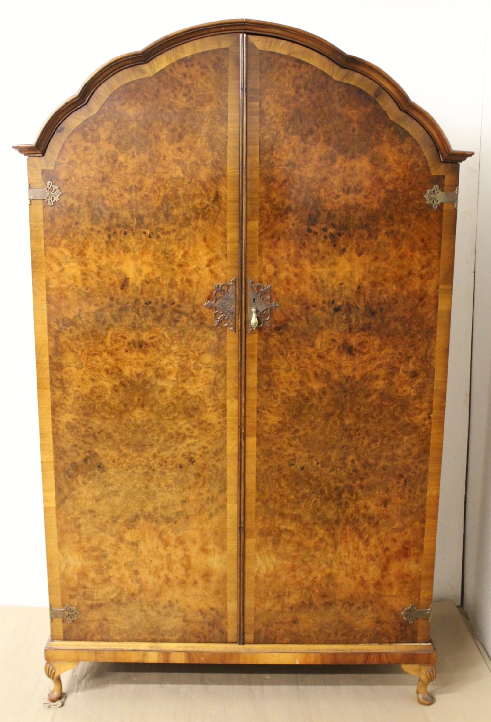 burr walnut wardrobe