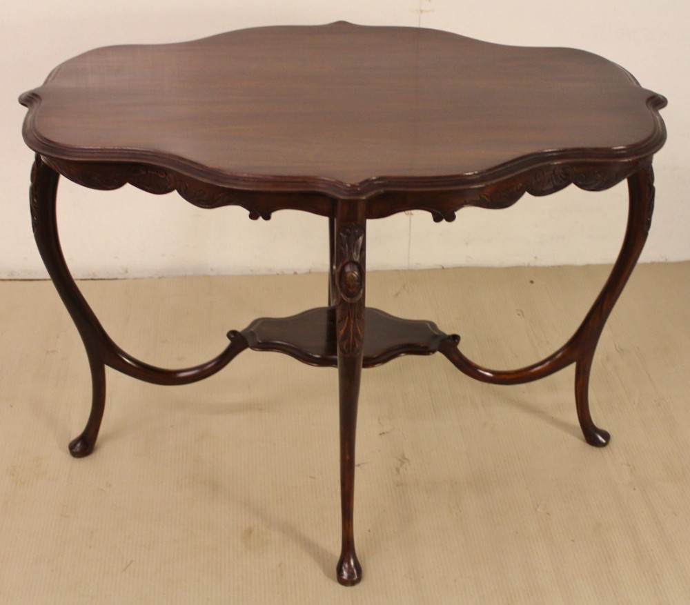 mahogany occasional table