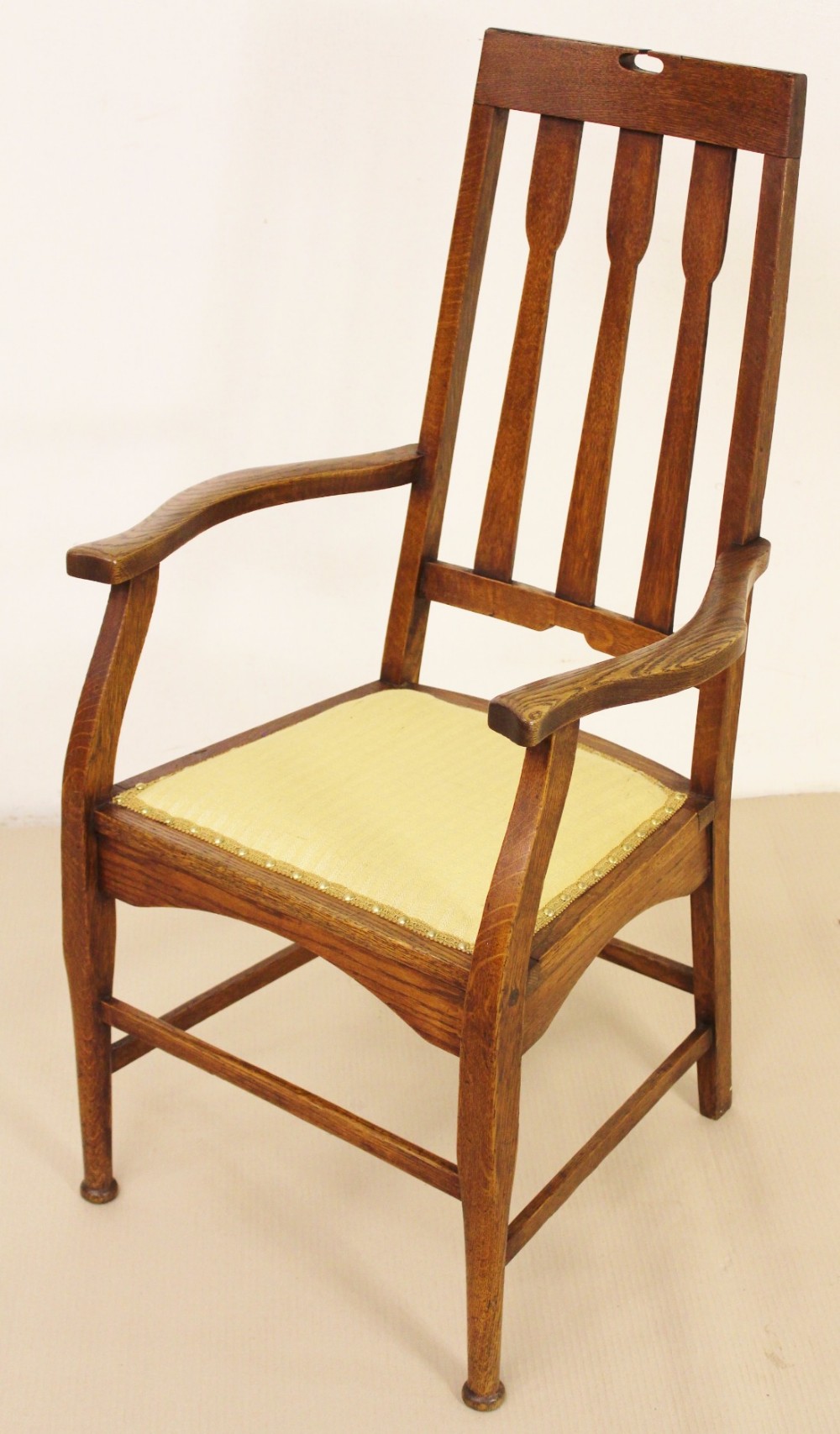 charles rennie mackintosh oak armchair