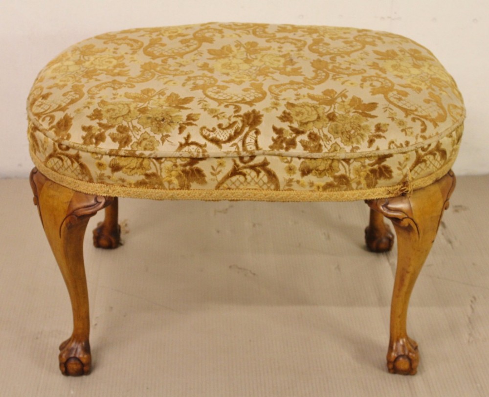large sized walnut stool