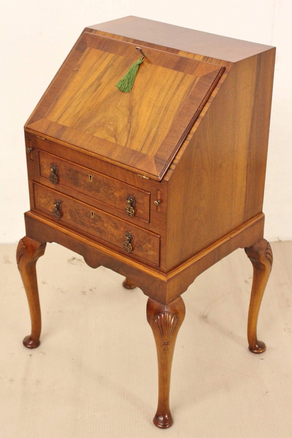 burr walnut bureau