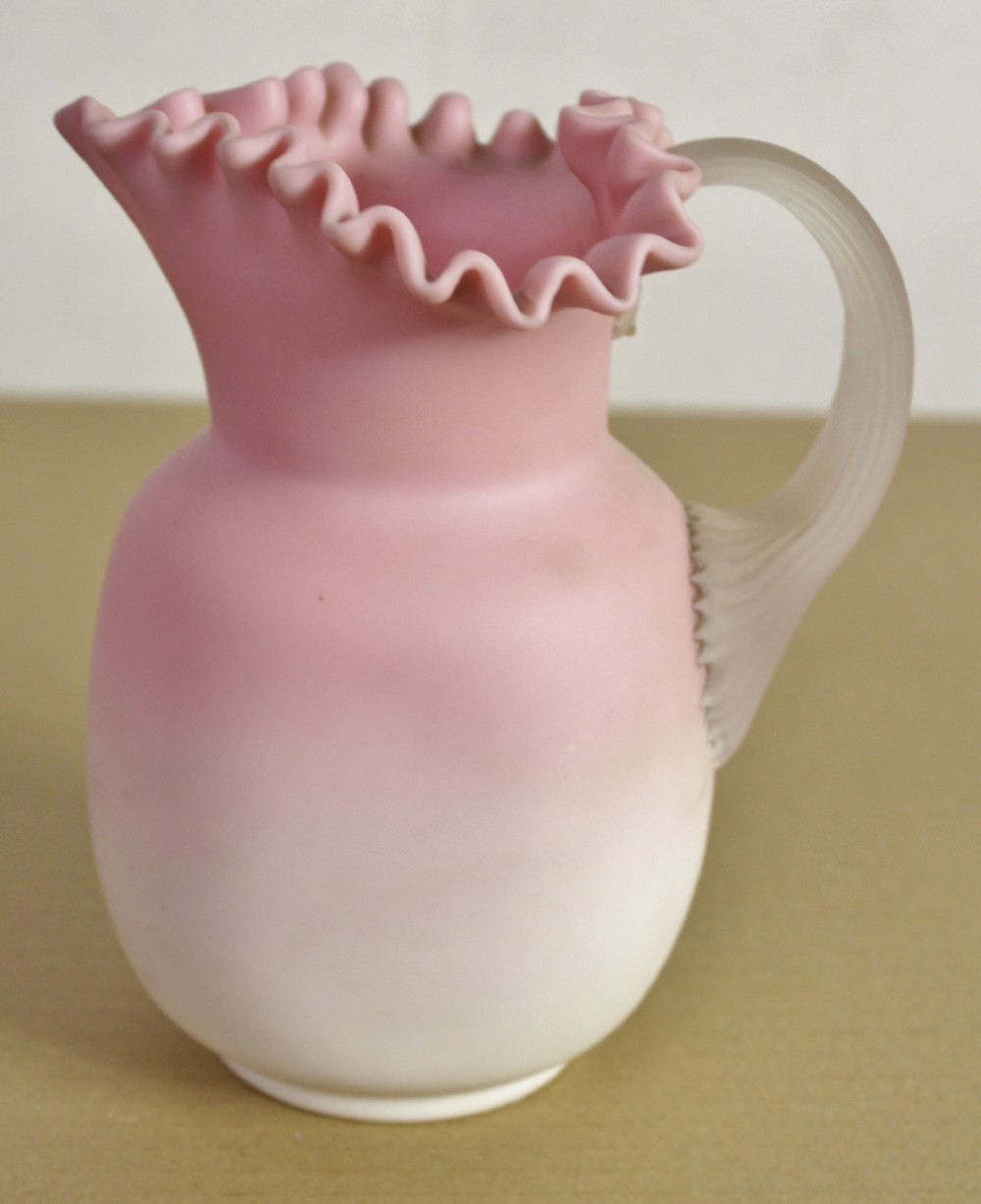 pink burmeese glass jug