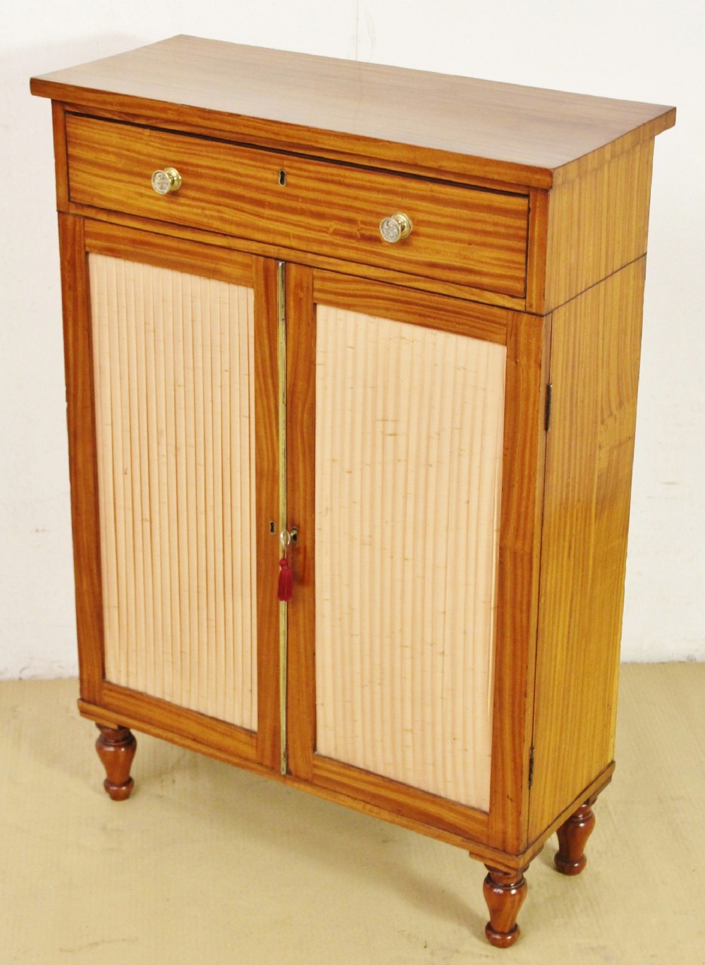 regency inlaid satinwood diminutive chiffonier