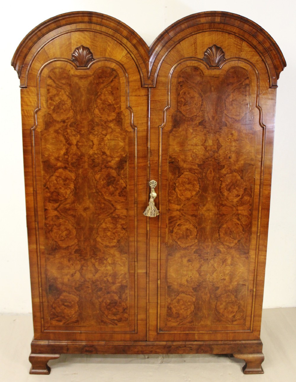 burr walnut wardrobe