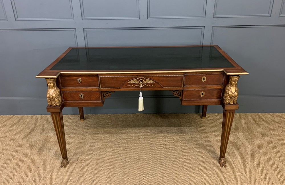 french empire style mahogany writing desk