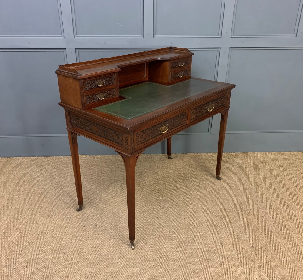 mahogany writing desk by maple co