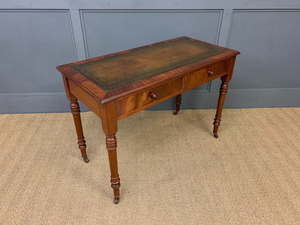 victorian mahogany writing table by jas shoolbred