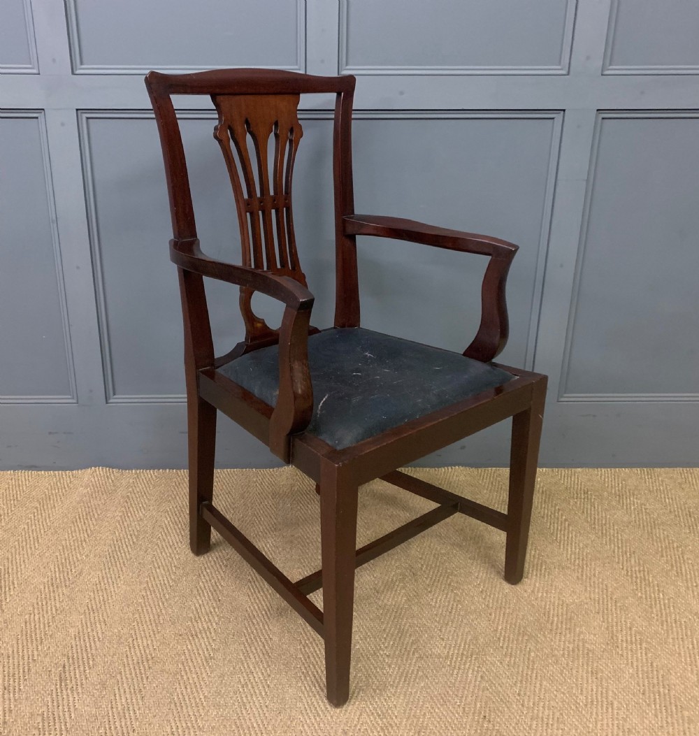 19th century mahogany armchair