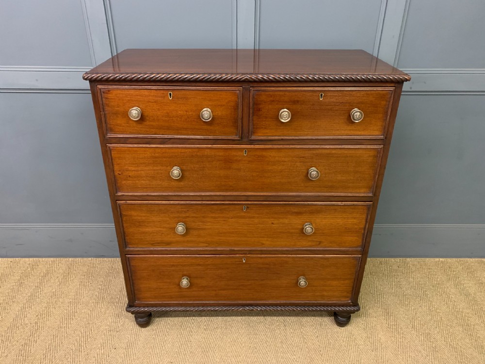 george iv mahogany chest of drawers