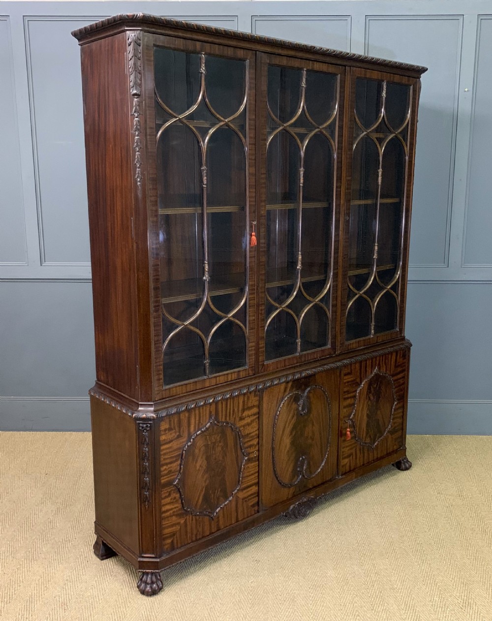 chippendale style bookcase by hille