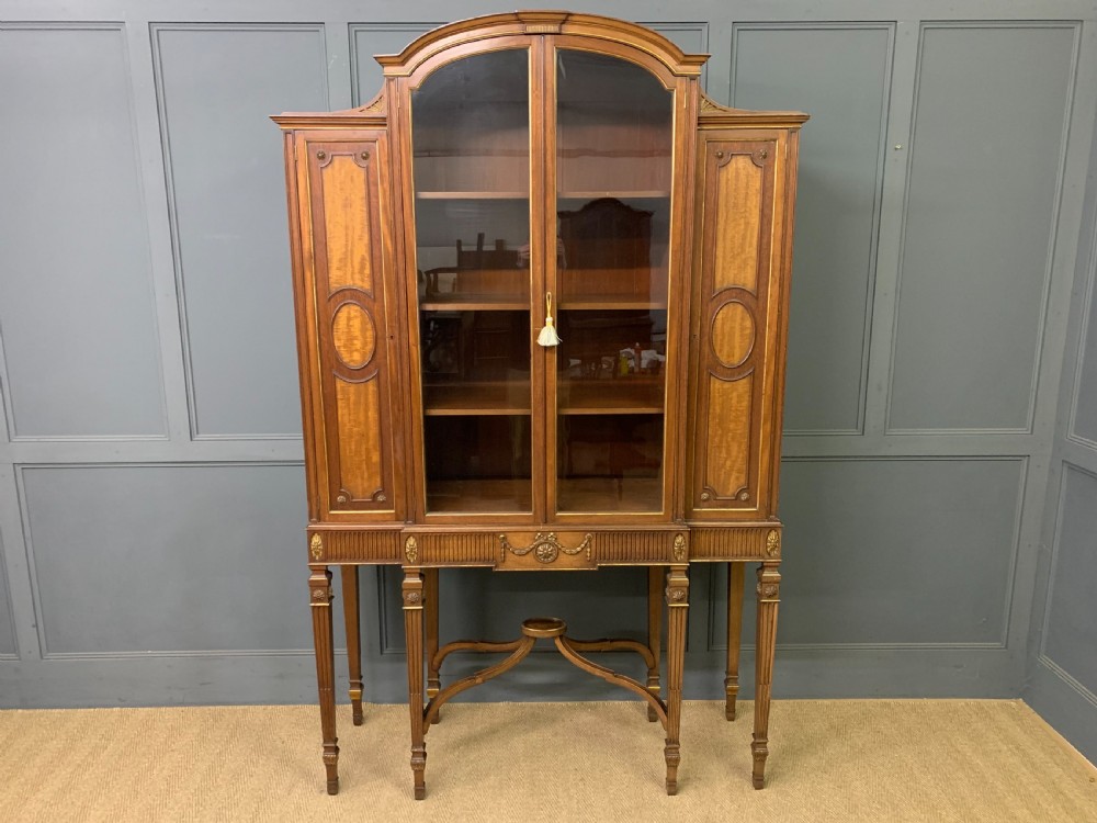 waring gillow neoclassical display cabinet