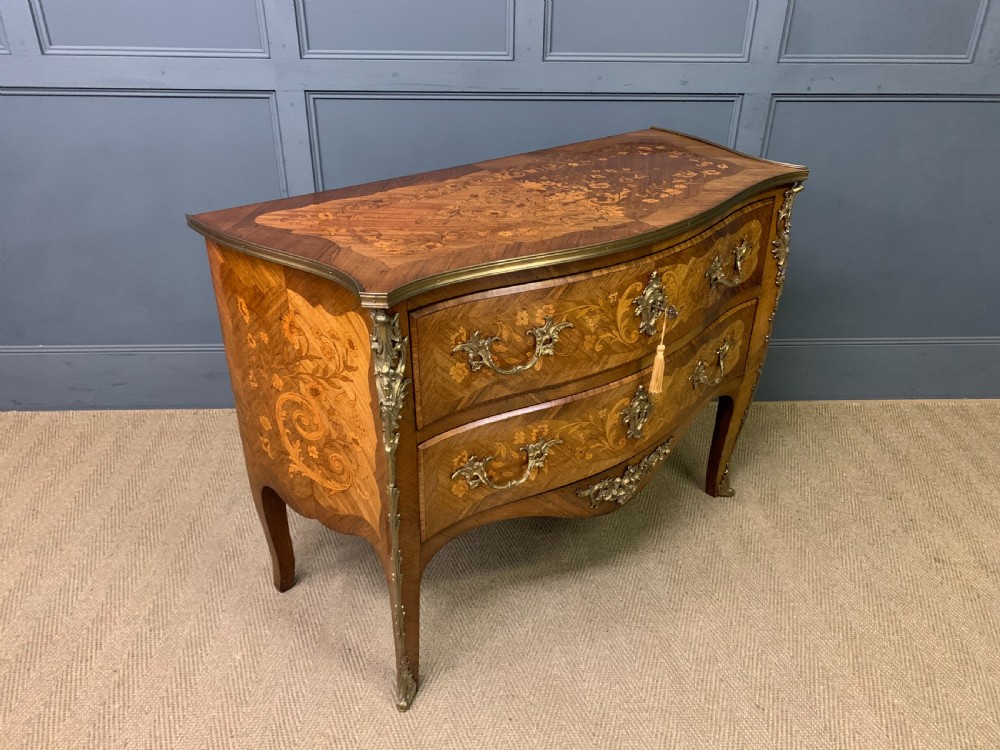19th century french marquetry commode