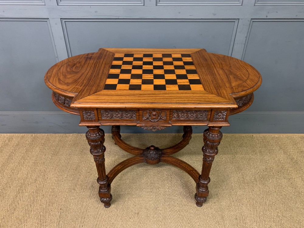 angloindian rosewood chess top table