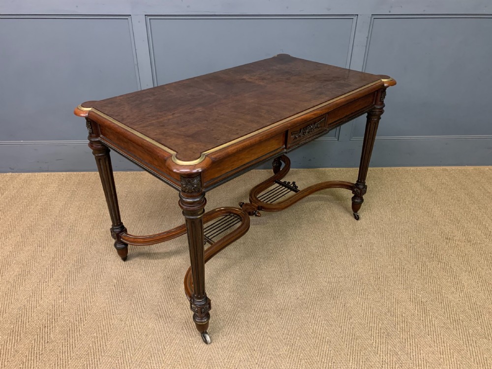 french mahogany library table