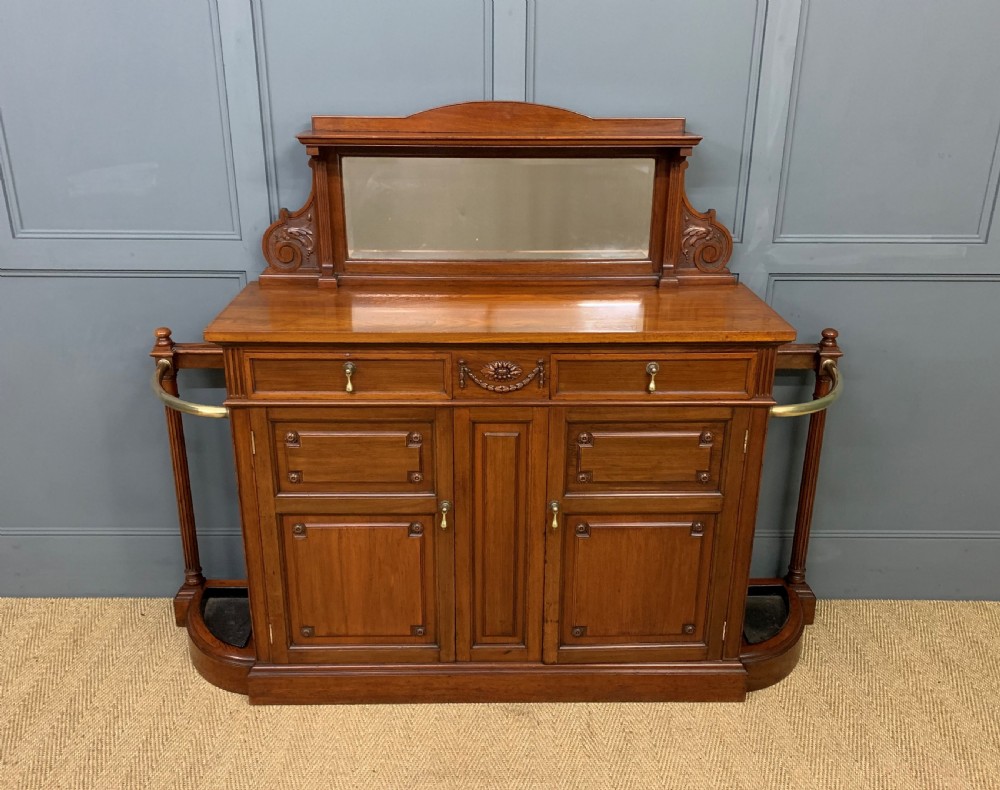 shoolbred co walnut hall cupboard