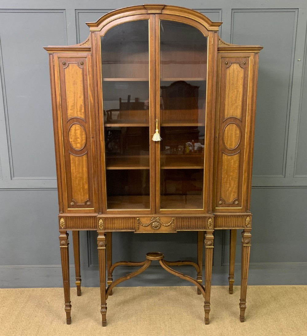 waring and gillow neo classical display cabinet
