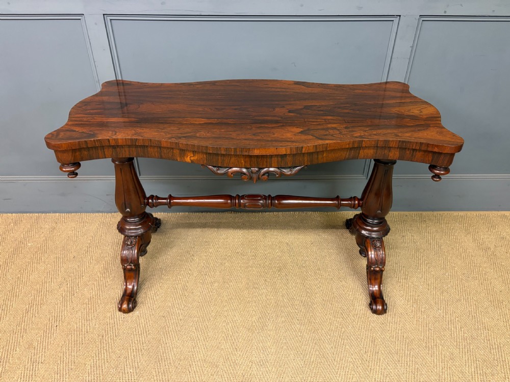 victorian rosewood lamp table